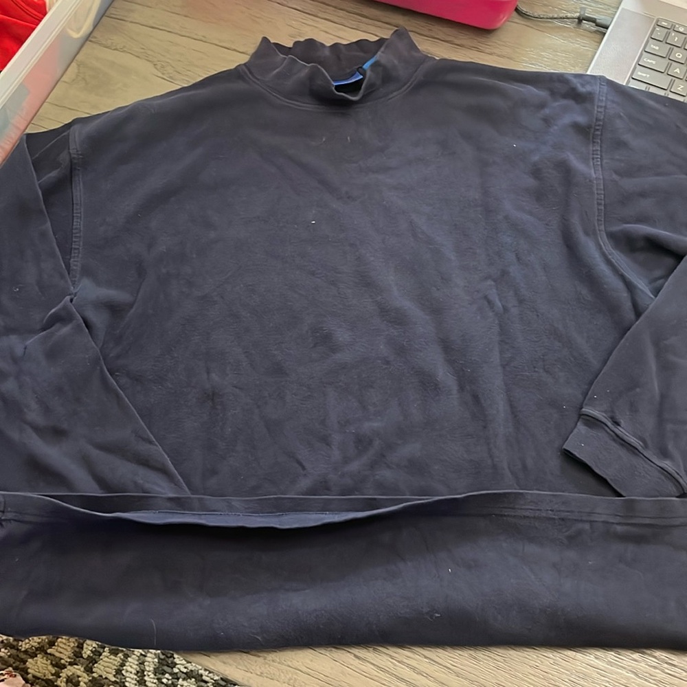 B42 Pendleton Mockneck Ls Pullover Midweight Cott… - image 1